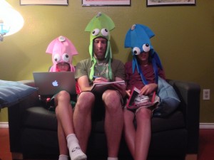 squidstorming with kids