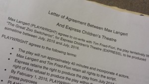 zoo play contract