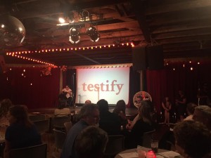 Testify stage March 31 2016