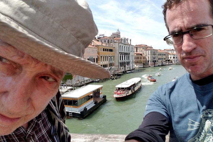 Dad and Max Venice selfie